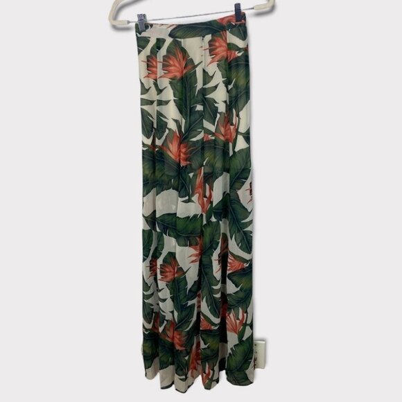 NWT Show Me Your Mumu Princess Ariel Maxi Skirt Tropical Floral New Bohemian XXS - Picture 4 of 14